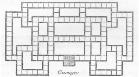 Figure 3. Taquin à embranchements et garage et sans tête de ligne. 