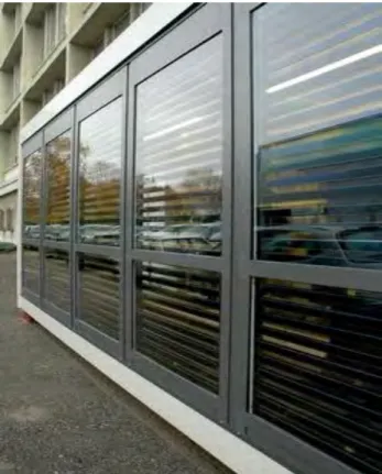 Figure 15 : vitrage Climatherm façade Sud-Est 