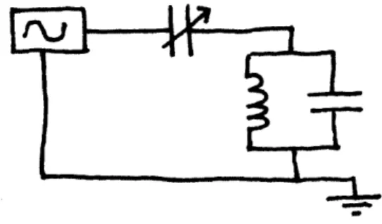 Figure  8. Schematic  of resonator  and tuning  capacitor.