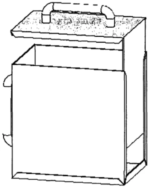 Figure  4-5:  Two  components  comprise  the  shield:  each  is to  be  made  from  a bent  piece  of  sheet  metal.