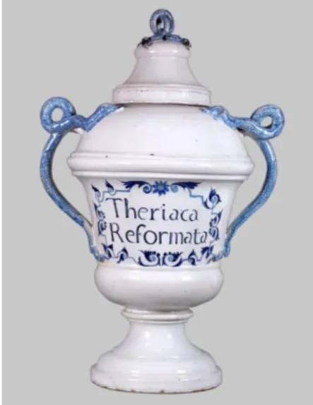 Figure 1 : Photographie d’un vase à pharmacie 