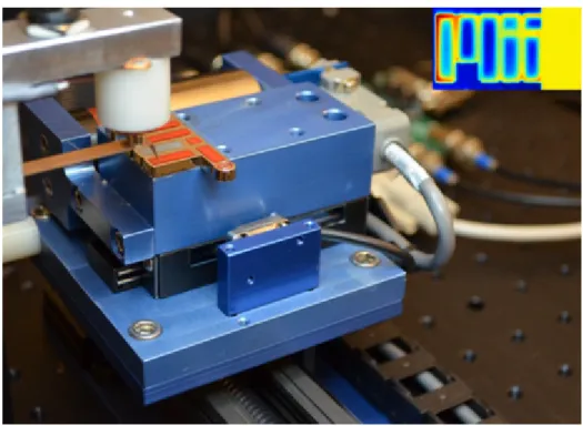Figure 1-15: Macro-scale atomic force microscope profiler (MAP) is shown capturing an image of an MIT key chain.