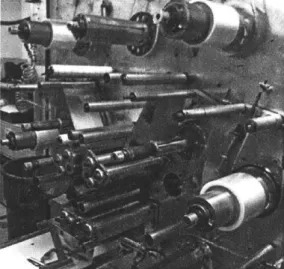 Figure 2.3.  The winding panel  on  the Hilton-90 manual winding machine