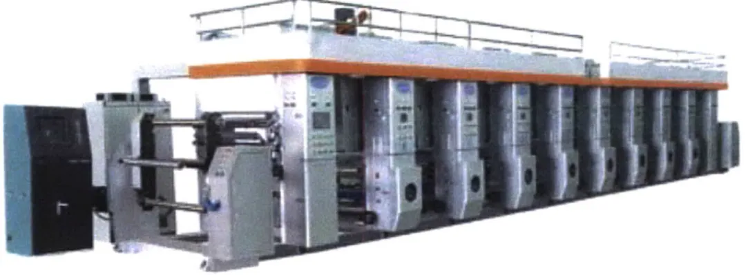 Figure  9:  Gravure  Printing Machine.