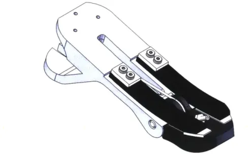 Figure 5:  Solidworks  CAD  model  of Biomech's  concept  of an ankle-foot  prosthesis  with mechanical  alternative  to the  MTP joint.