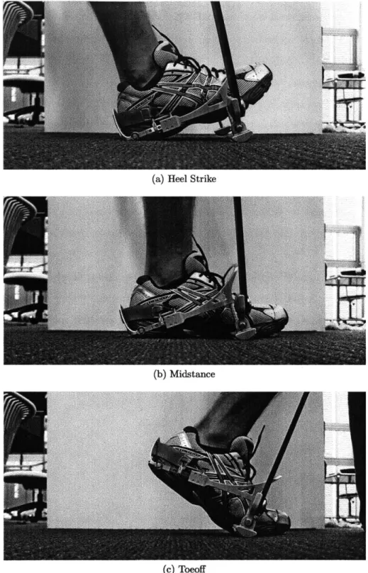 Figure  2-5:  An  articulated  distal  attachment  which  spans  both  the  ankle  and  the foot-ground  interface.