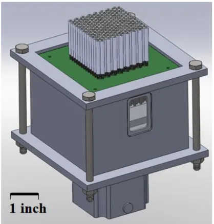 Figure 14: CAD model of high resolution reconfigurable pin array.