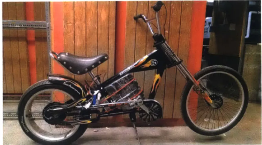 Figure  5-1:  All  components  integrated  into  the  now-functional  e-bike.