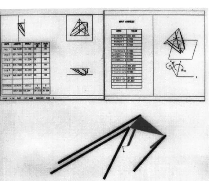 Figure  8: Virtual Model  (shows  input spreadsheet, output report and 3D  model)