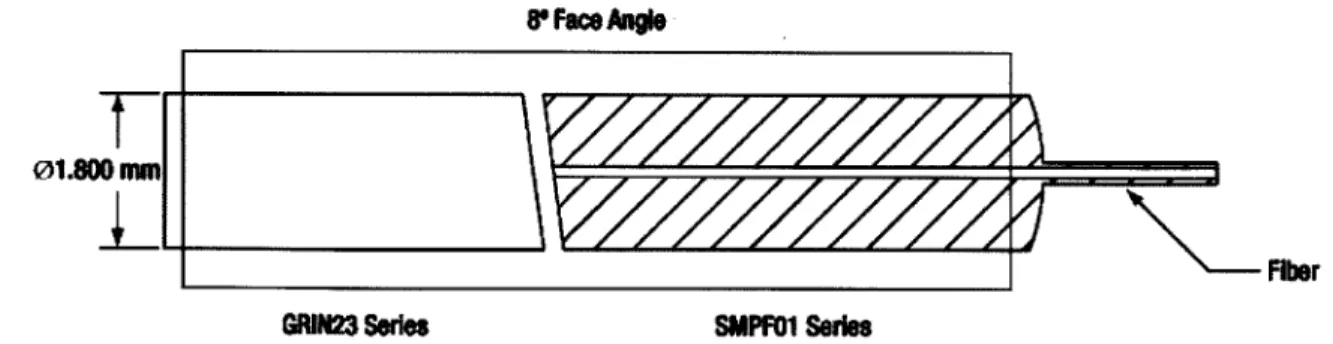 Figure  2-4:  The  GRIN  lens  assembly.  Adapted from  an image by  Thorlabs.
