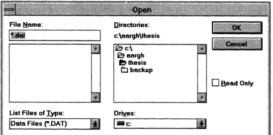 Figure 4: Windows Standard Dialog Box