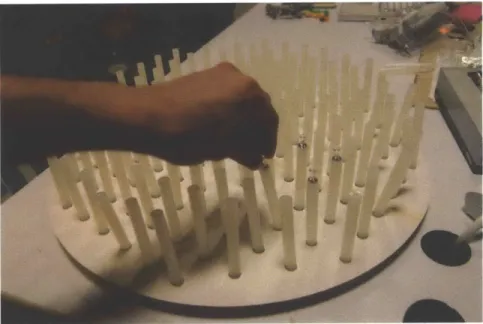 Figure  3-4:  Mockup  with  glue  sticks.