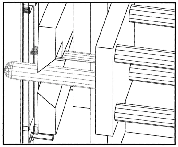 Figure  5.10:  Top  View  of  Experimental  Insertion  Mechanism