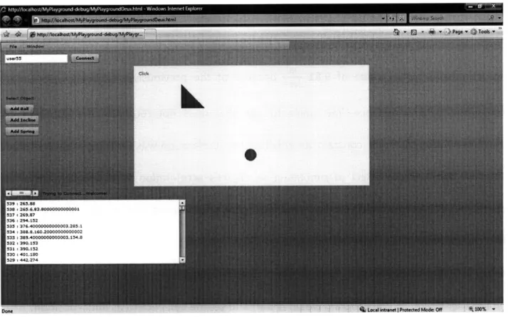 Figure  1.  Screenshot of running program  in  user's  browser.