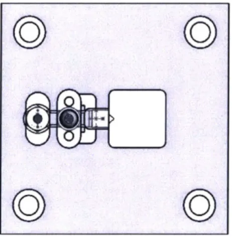 Figure  2-9:  Top  view  of  the  cantilever  probe  holder  assembly  for  operation  in  air.