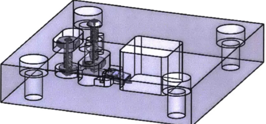 Figure  2-10:  Schematic  of the  cantilever  holder  assembly  in  its  proper  orientation  for operation  in  air.