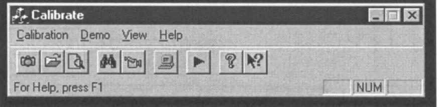 Figure  3-2:  Graphical  user  interface  of the  host  program