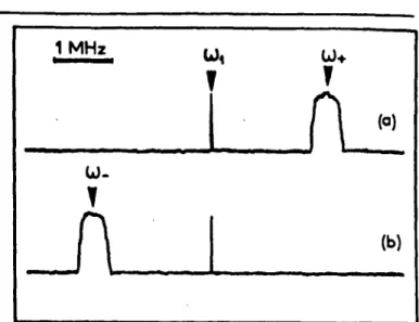FIG.  3.  Experimental  setup for the  four-wave  mixing  exper- exper-iment.  The  pump  beam  E1 is  now  reflected  on  itself with  use  of the mirror  M0.