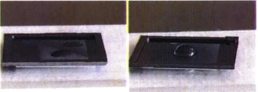Figure  22:  Left:  a  coated  valve  and  right:  a  coated  valve.  The  coated  valve  has  a noticeably  higher  contact  angle.