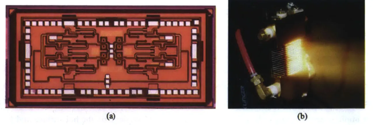 Figure  1  High power  electronics  that  can  generate  intensive  excessive  heat  fluxes:  (a)  RF  power amplifier  [5]  (b) laser diode  arrays  [6].