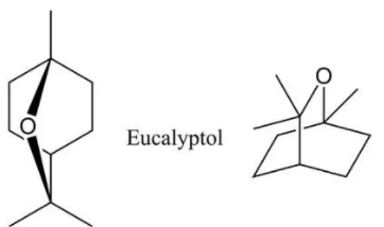 Figure 10 : Structure chimique du 1,8-cinéole ou Eucalyptol 