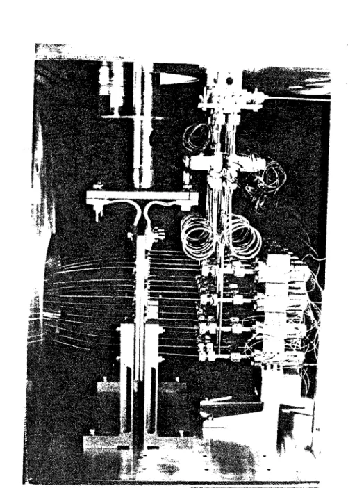 Fig. 2.3.3:  Close up view of thermal  system and propellant  and fuel  valves.