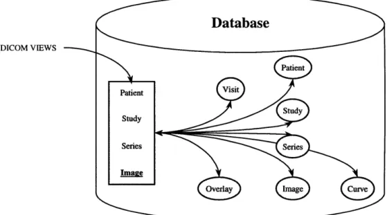 Figure  2-1  DICOM  views  are  constructed  from  normalized  object  representations.