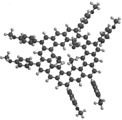 Figure 2.3.  Energy-minimized  (PM3)  3D structure  of the proposed kekulene