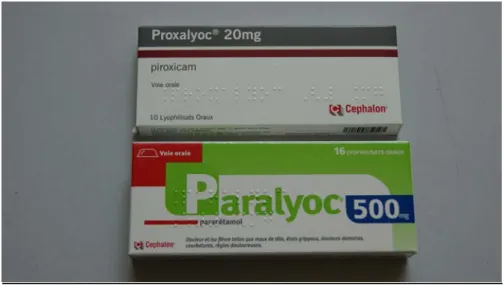 Figure 4. Similitude sonore : Proxalyoc®-Paralyoc®