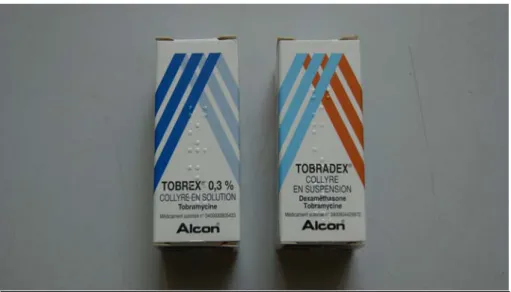 Figure 8. Similitude sonore Tobrex®-Tobradex®.