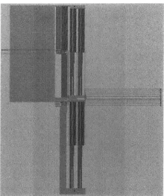 Figure  2-11:  Bottom  wafer  of  a  two-wafer  class-E  amplifier  designed  by  Wei-Han  Huang and  Vivian  Lei.