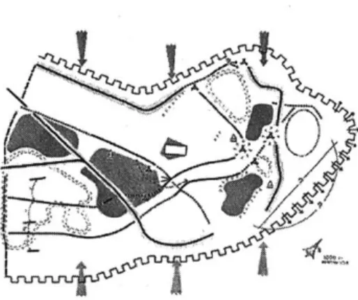 Figure 2.8 Lynch's Diagram  of Boston A problem  map  that summarizes urban wayfinding  information