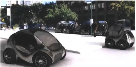 Figure 4:  Conceptual  image  of the MIT  City Car