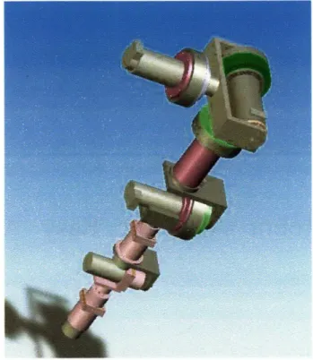 Figure  3-1:  A robot arm  consisted of two kinds  of modules.