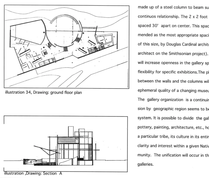 illustration  34,  Drawing:  ground  floor plan
