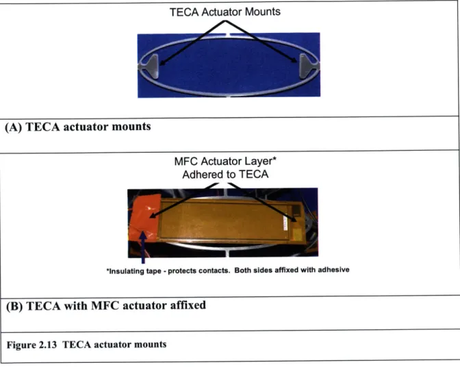 Figure 2.13  TECA  actuator mounts