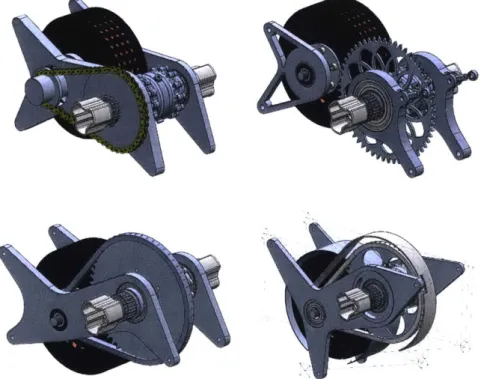Figure 2-2:  First iteration  (top  left), second  iteration  (top right),  third  iteration  (bottom left),  and fourth  iteration (bottom right)