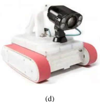 Figure 2-1: Representative devices of state-of-the-art robot hull attachment technology (a) Roving Bat [10] 