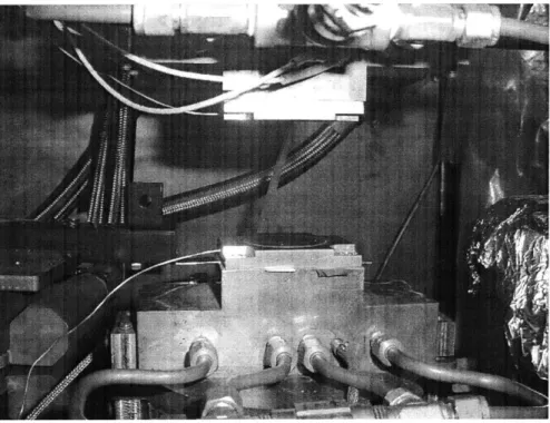 Figure 3-1:  Close-up  of the first generation HME system  platens