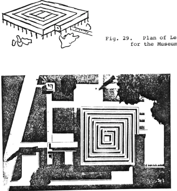Fig.  29.  Plan  of  Le  Corbusier's  project for  the  Museum of  Unlimited Growth