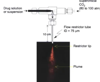 Figure  5: Supercritical  carbon dioxide spray dryer schematic (5)
