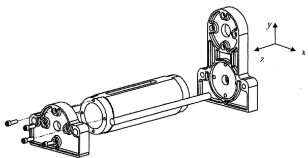 Figure 2.2:  This  exploded  diagram of the chassis  components  illustrates  the bolted joints and interfaces  within the chassis.