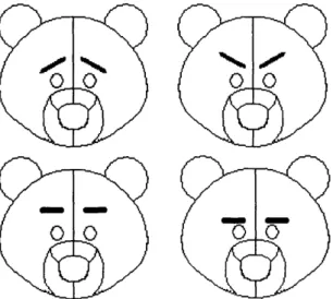 Figure  4:  Emotional Range of  Bear Using Parallel Output Shaft Mechanism