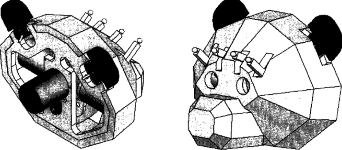 Figure  12:  Front and Back Views  of Full Assembly,  Including Revised  Bear Head  Frame