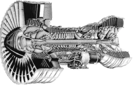 Figure  1-1:  Cut-away  view  of a  PW4000  engine