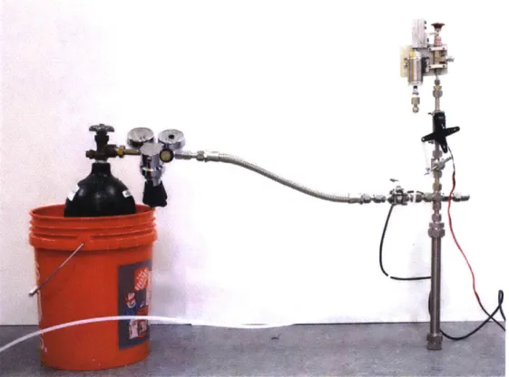 Figure  2-3:  High  temperature  and  pressure  test  apparatus  used  for  validating  the  thermo- thermo-dynamics  model  presented  here  125].