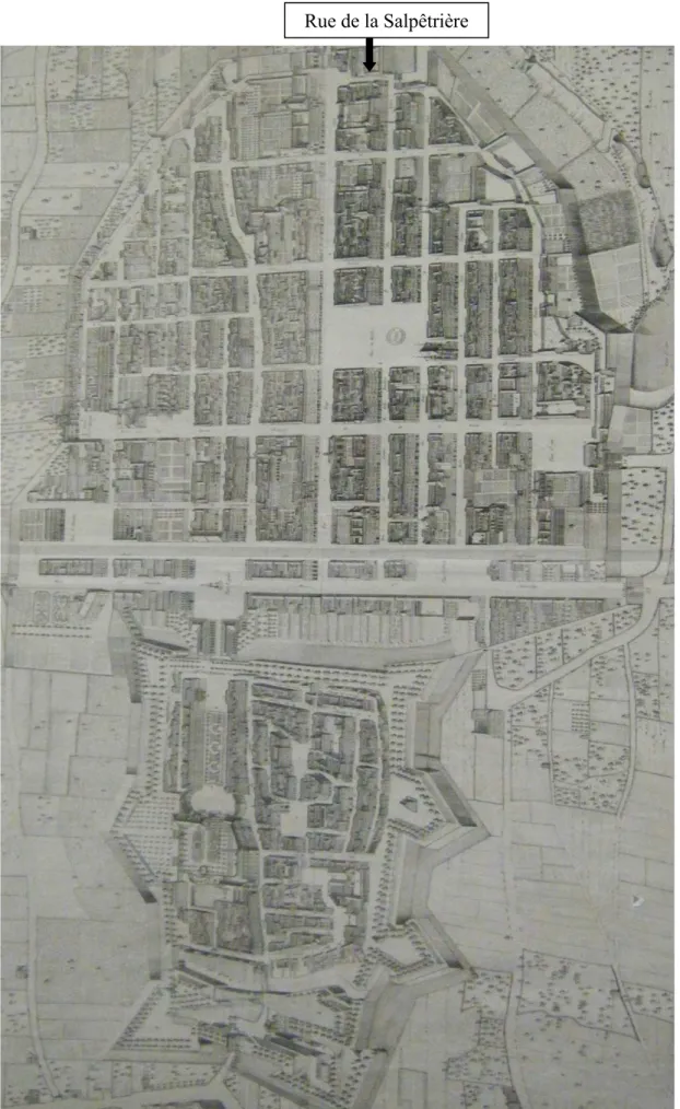 Figure 6 : Plan général des deux villes de Nancy en 1754 [26] 