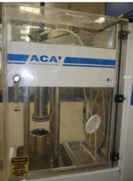 Figure II.9 – Automated Ultra High Shear Viscometer (ACAV) utilisé pour les mesures de rhéologie capillaire.