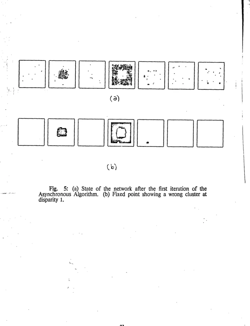 Fig.  5:  (a)  State  of  the  network  after  the  first  iteration  of  the Asynchronous  Algorithm