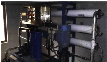 Figure  1-5:  Tata  Projects,  based  in  Hyderabad  India,  has  installed  approximately 3000  reverse  osmosis  system  (shown  here)  and  ultrafiltration  plants  across  India.